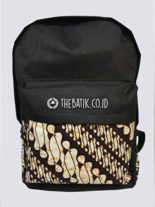 Souvenir Tas Punggung Ransel Laptop Kombinasi Batik – Custom Design