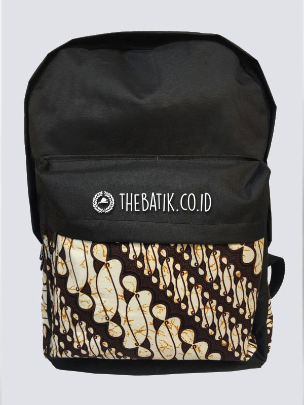 Souvenir Tas Punggung Ransel Laptop Kombinasi Batik – Custom Design