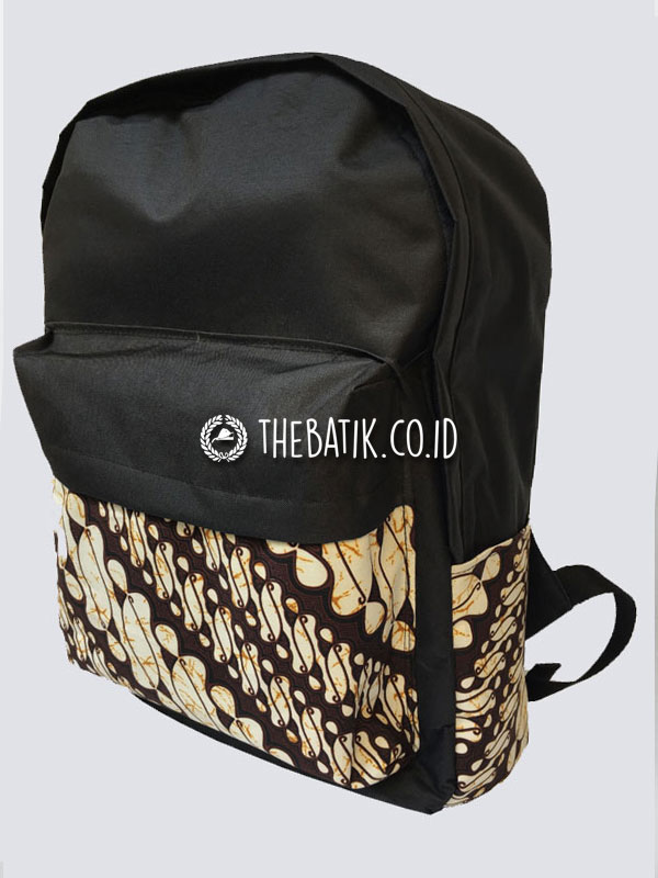 Souvenir Tas Punggung Ransel Laptop Kombinasi Batik – Custom Design