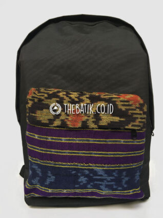 Souvenir Tas Ransel Tenun Etnik Laptop 14 inch
