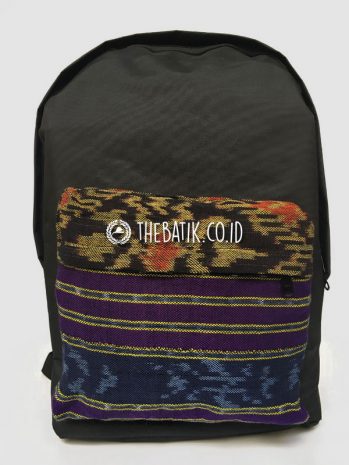 Souvenir Tas Ransel Tenun Etnik Laptop 14 inch