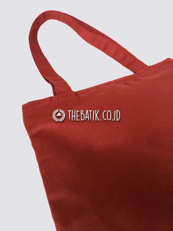 Souvenir Tas Totebag Bahan Drill Polos Warna