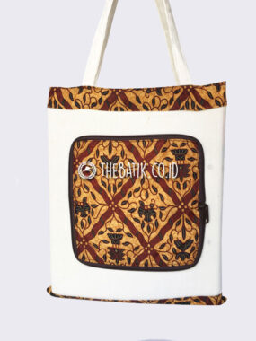 Souvenir Folding Bag Batik Murah Custom Sablon