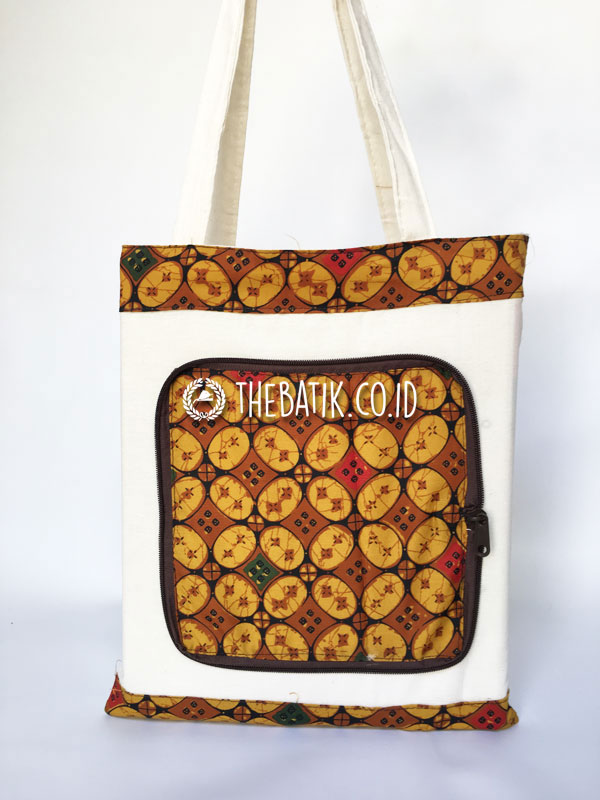 Souvenir Folding Bag Batik Murah Custom Sablon