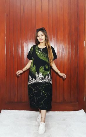Baju Daster Batik Ciprat Lengan Pendek