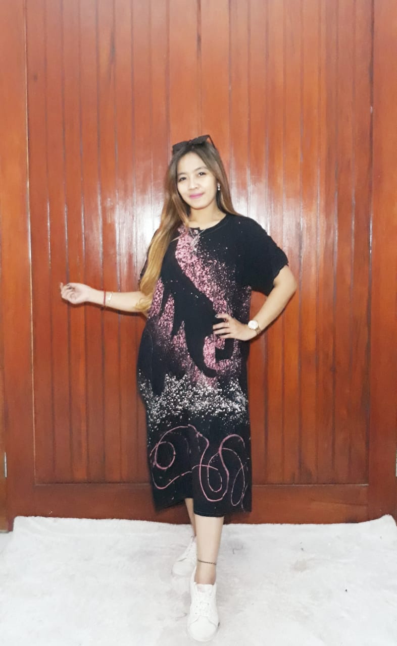 Baju Daster Batik Ciprat Lengan Pendek