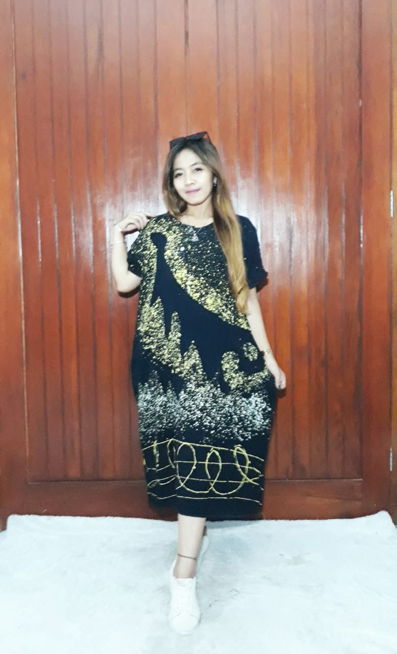 Baju Daster Batik Ciprat Lengan Pendek