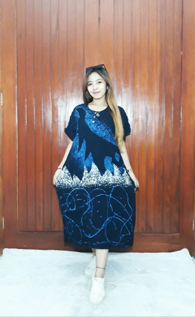 Baju Daster Batik Ciprat Lengan Pendek