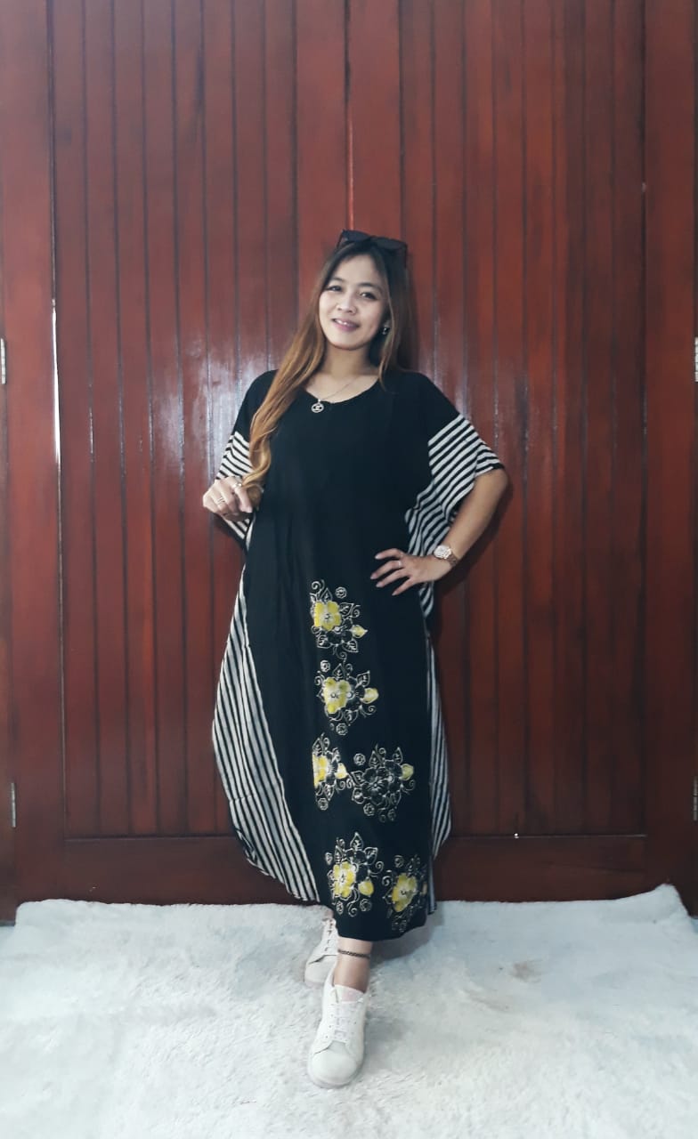Baju Daster Batik Kelelawar Hitam Pekalongan