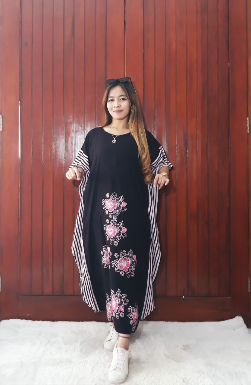 Baju Daster Batik Kelelawar Hitam Pekalongan