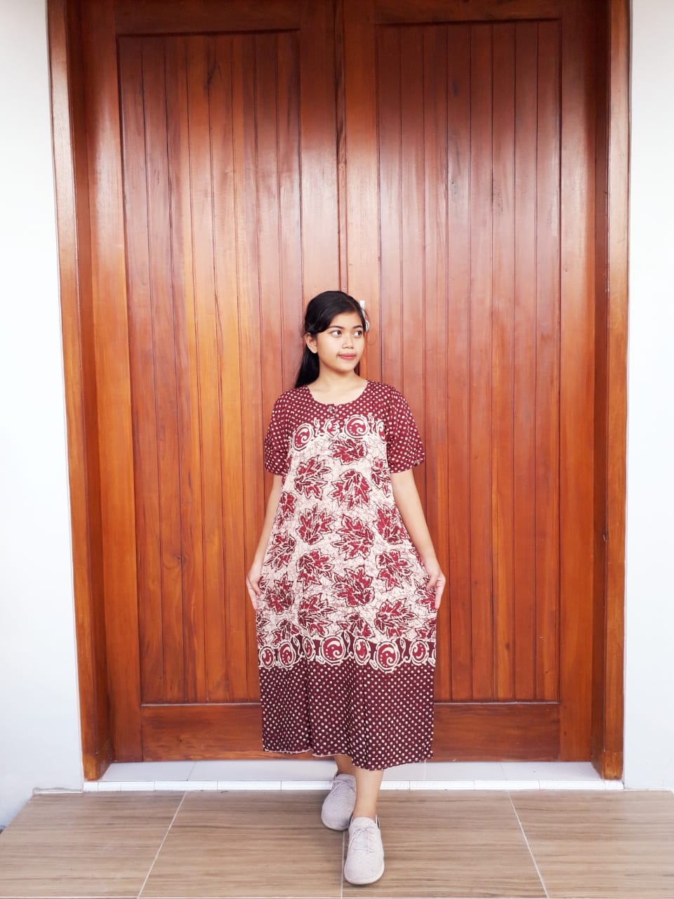 Baju Daster Batik Pekalongan Lengan Pendek
