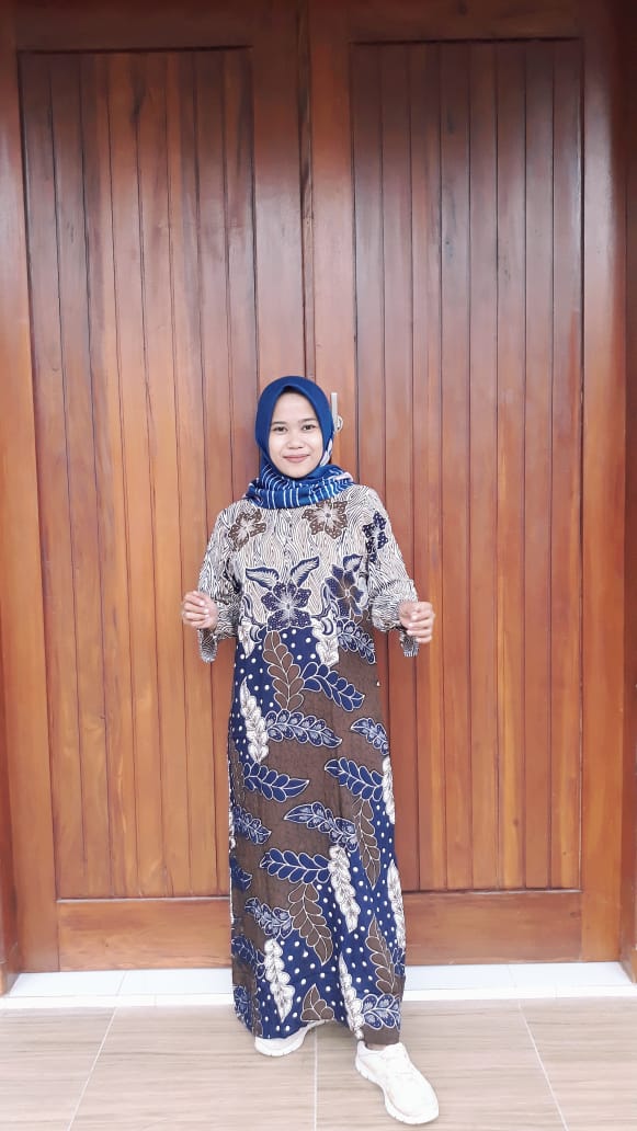 Baju Daster Batik Pekalongan Printing Lengan Panjang