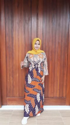 Baju Daster Batik Pekalongan Printing Lengan Panjang