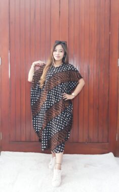 Baju Daster Batik Sogan Motif Parang Lereng