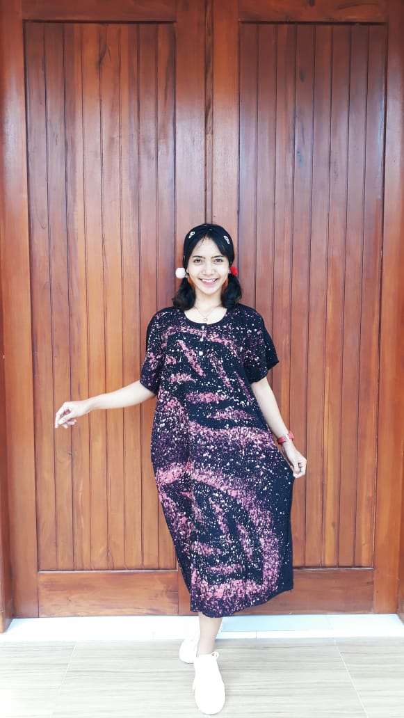Daster Batik Ciprat Malaman Lengan Pendek