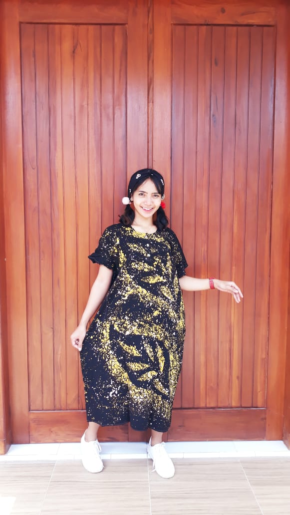 Daster Batik Ciprat Malaman Lengan Pendek