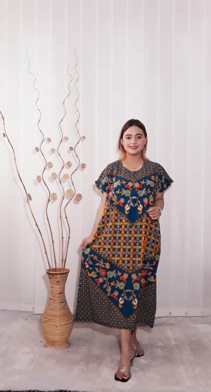 Daster Batik Lengan Pendek Ratu Busana