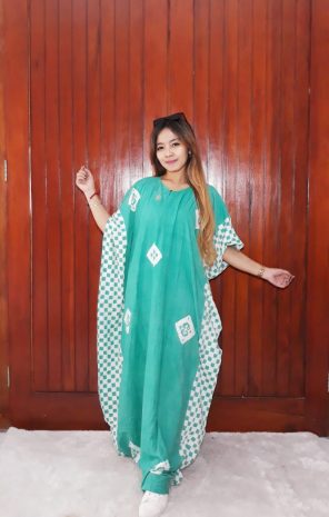 Long Dress Batik Kelelawar Lowo Panjang
