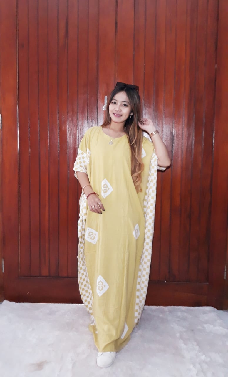 Long Dress Batik Kelelawar Lowo Panjang