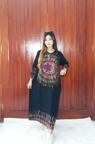 Longdress Batik Indian Trends Baju Tidur Piyama