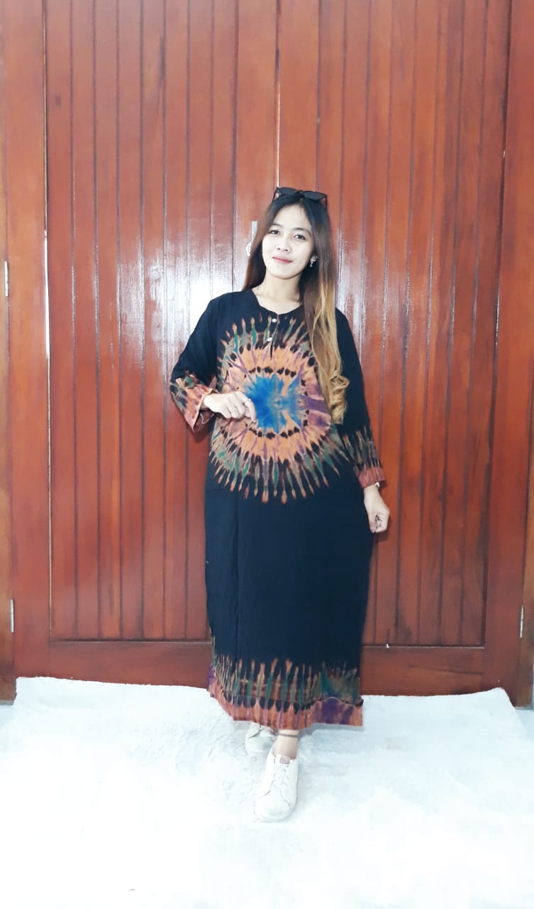 Longdress Batik Indian Trends Baju Tidur Piyama