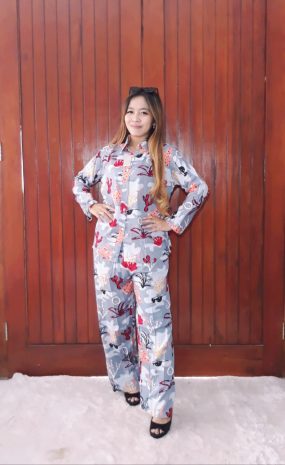 One Set Setelan Daster WFH Santai di Rumah