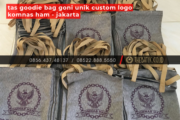 Komnas HAM Jakarta - Tas Goodie Bag Goni Unik Custom Logo