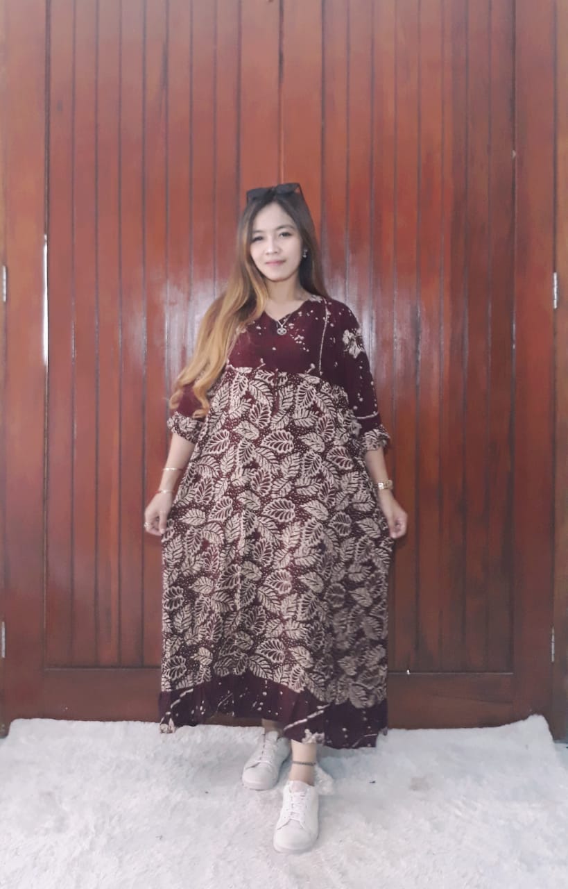 Baju Daster Batik Maura Lengan 3/4