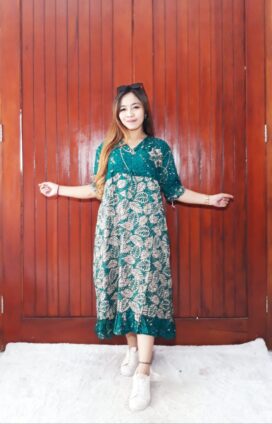 Baju Daster Batik Maura Lengan 3/4