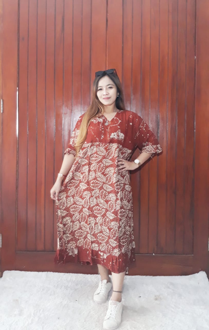 Baju Daster Batik Maura Lengan 3/4