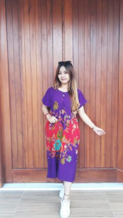 Baju Daster Batik Pendek Ratu Busana
