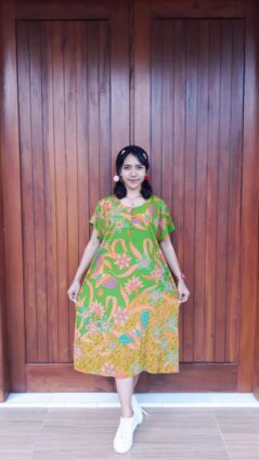 Daster Batik Pendek Ratu Busana Bouquet Floral