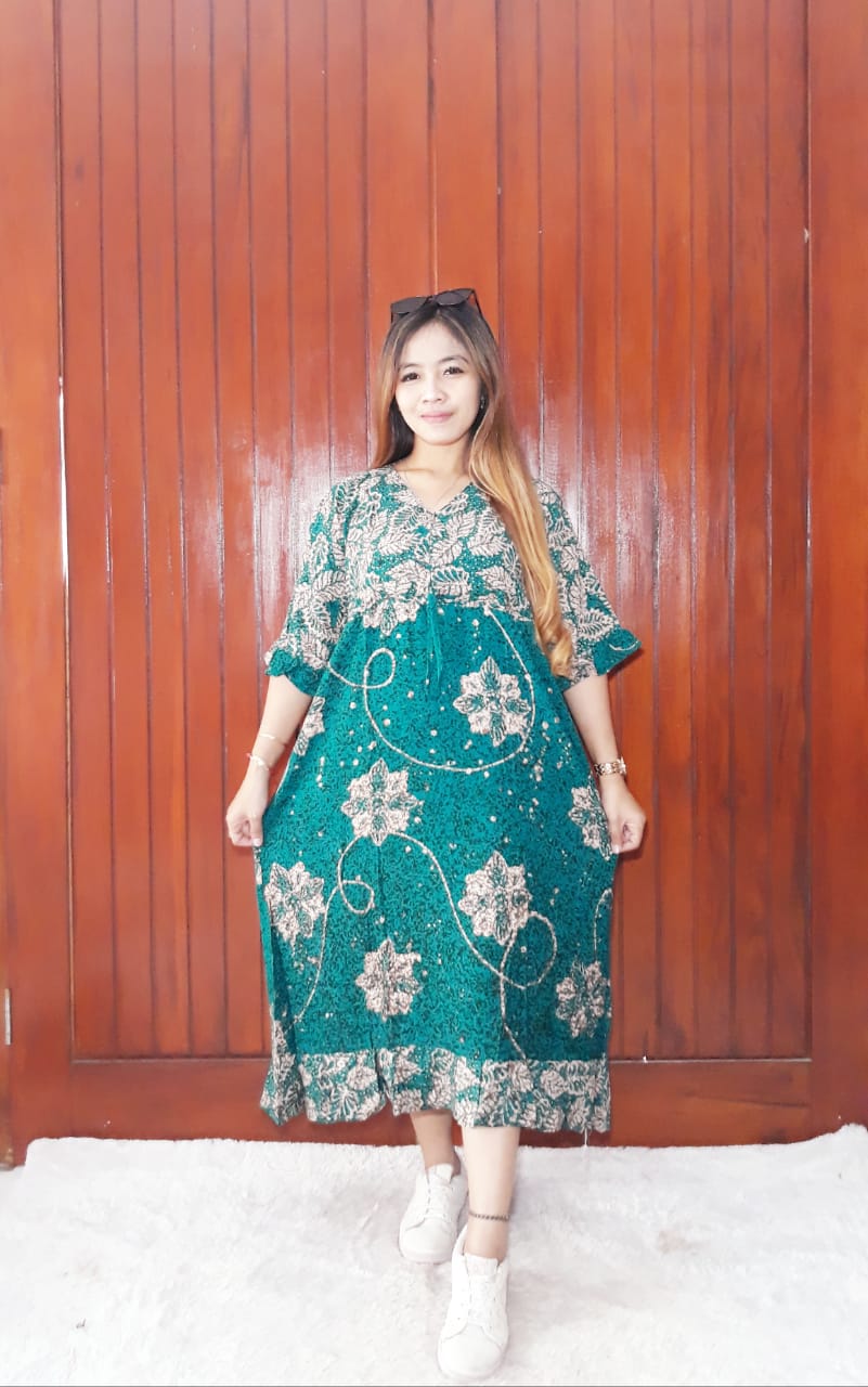 Daster Batik Santung Maura Lengan 3/4
