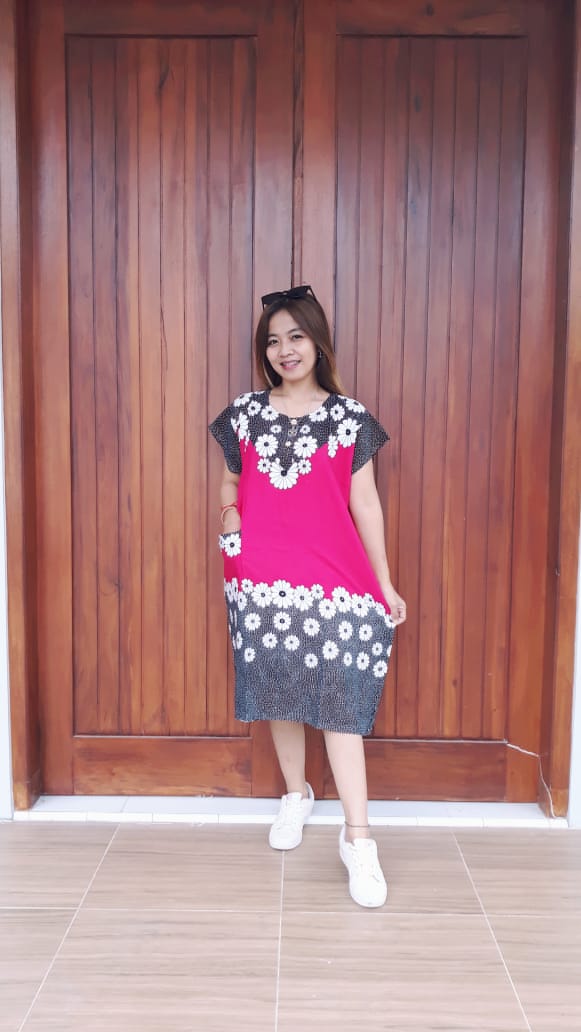 Daster Bulan Madu Cantik Lengan Pendek