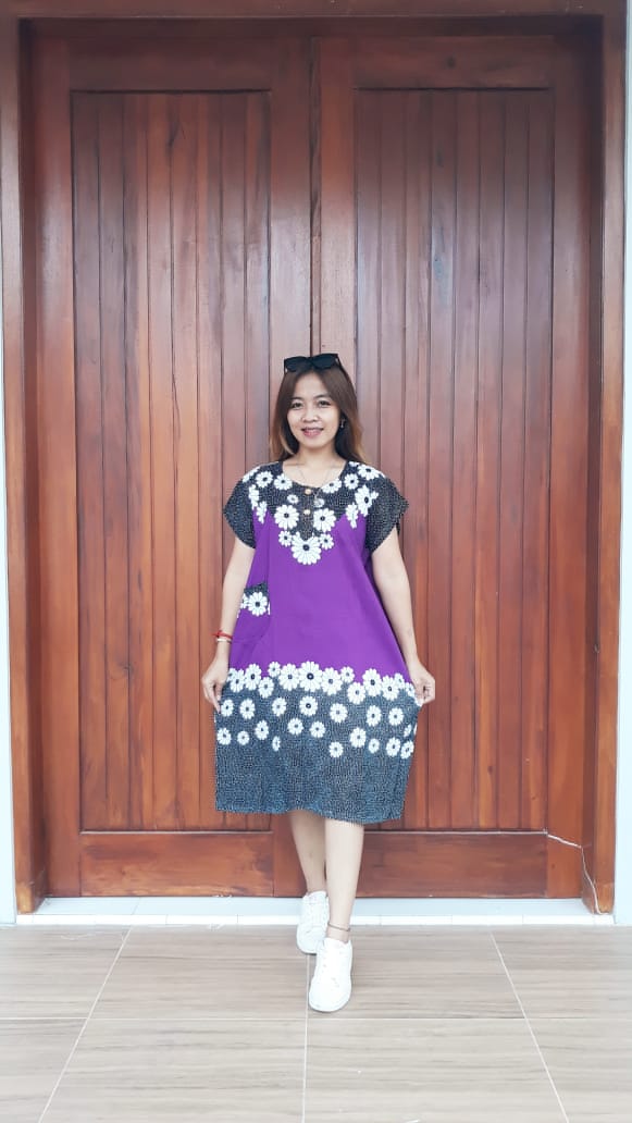 Daster Bulan Madu Cantik Lengan Pendek
