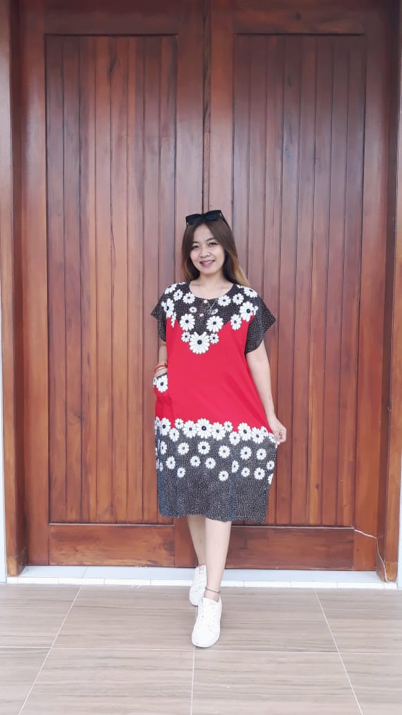 Daster Bulan Madu Cantik Lengan Pendek