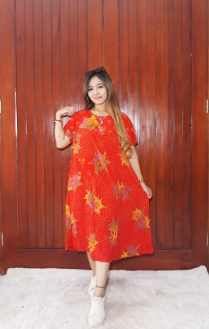 Daster Jumbo Batik Cap Santung Model A