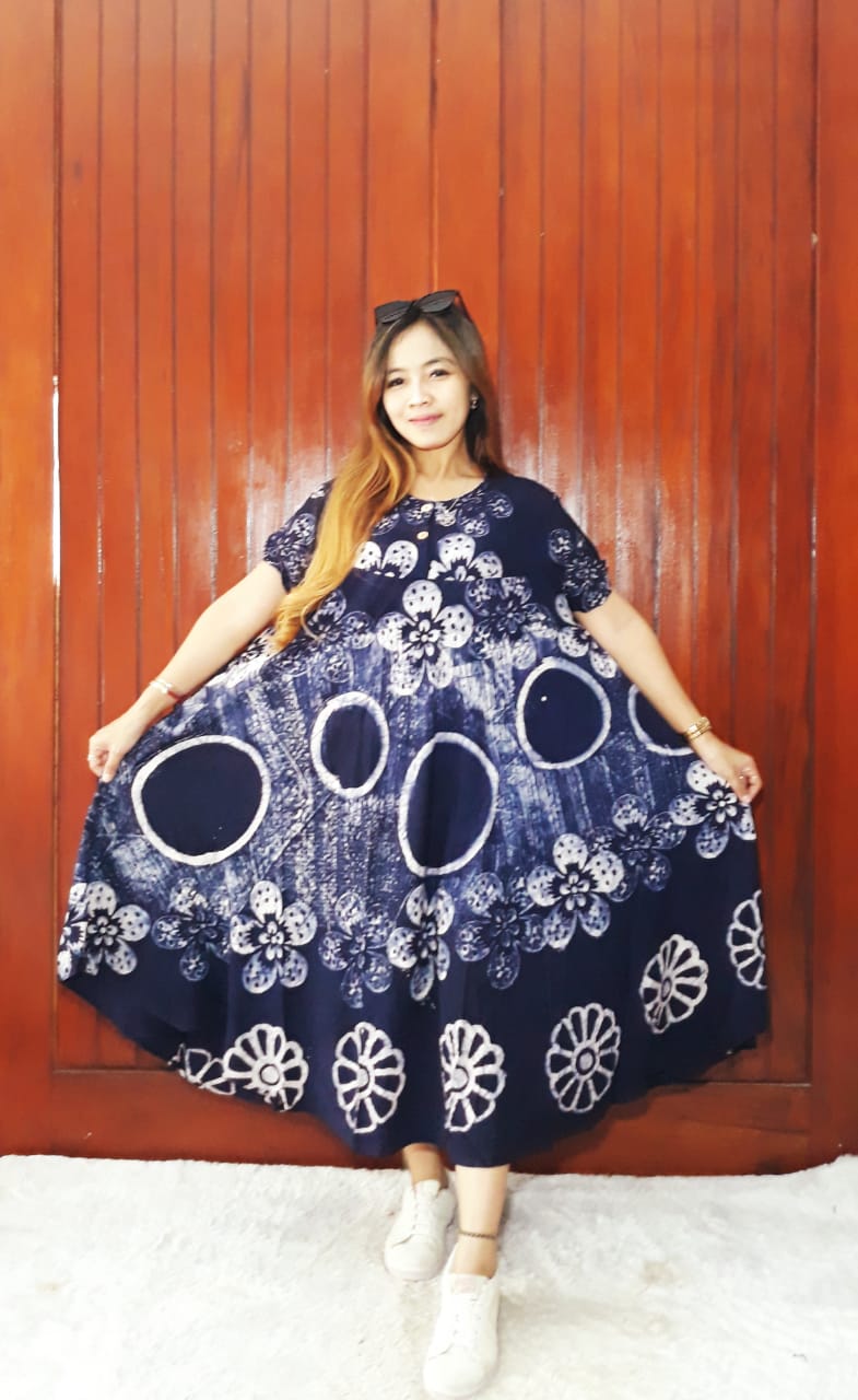 Daster Klok Payung Batik Cap Bahan Santung