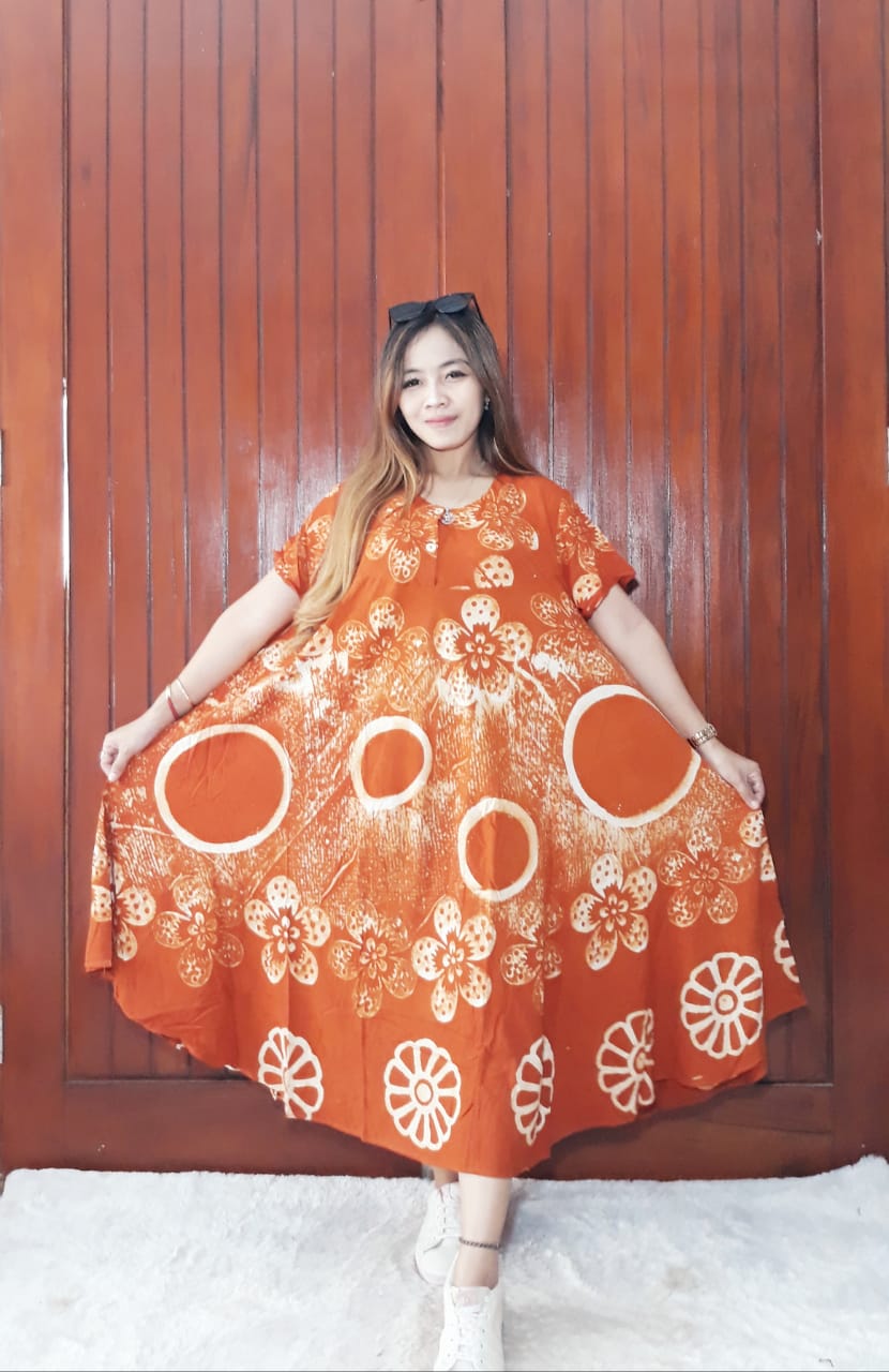 Daster Klok Payung Batik Cap Bahan Santung