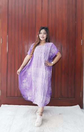 Daster Lowo Lengan Pendek Batik Pastel