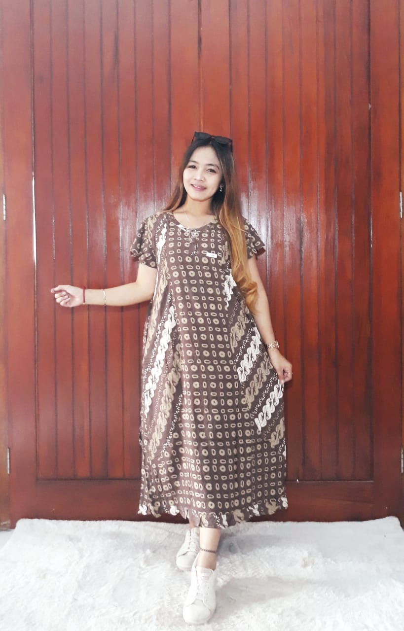 Daster Rempel Batik Cantik Busui Friendly
