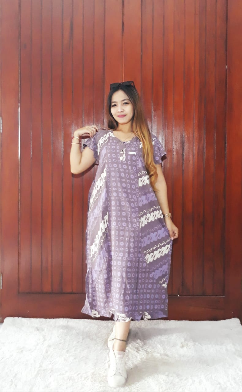 Daster Rempel Batik Cantik Busui Friendly