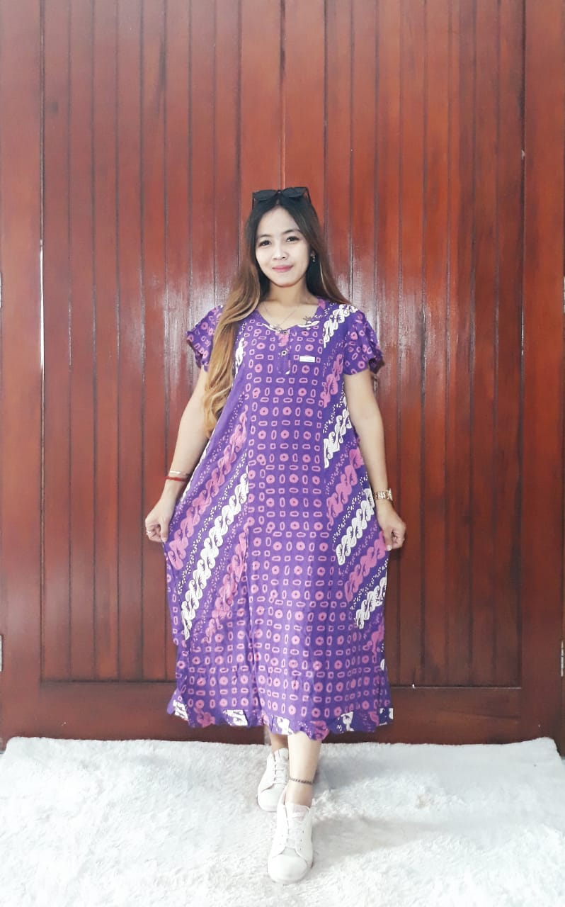 Daster Rempel Batik Cantik Busui Friendly