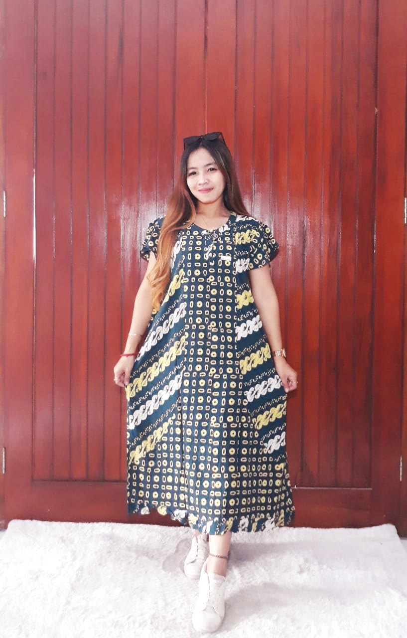 Daster Rempel Batik Cantik Busui Friendly
