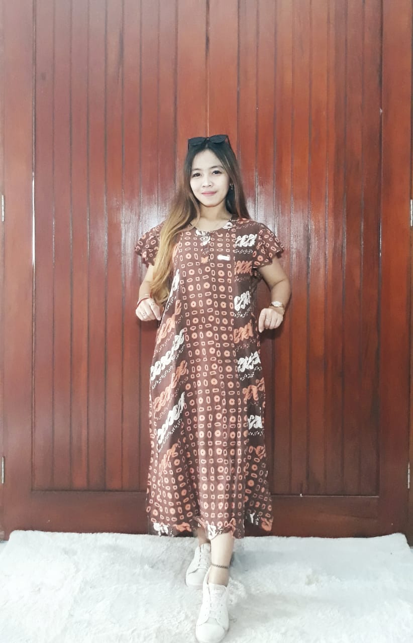Daster Rempel Batik Cantik Busui Friendly