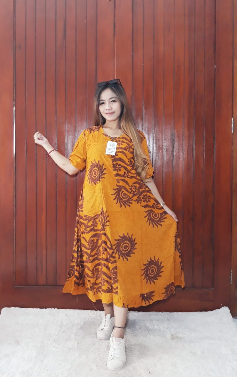 Daster Semi Payung Batik Cap Bahan Santung