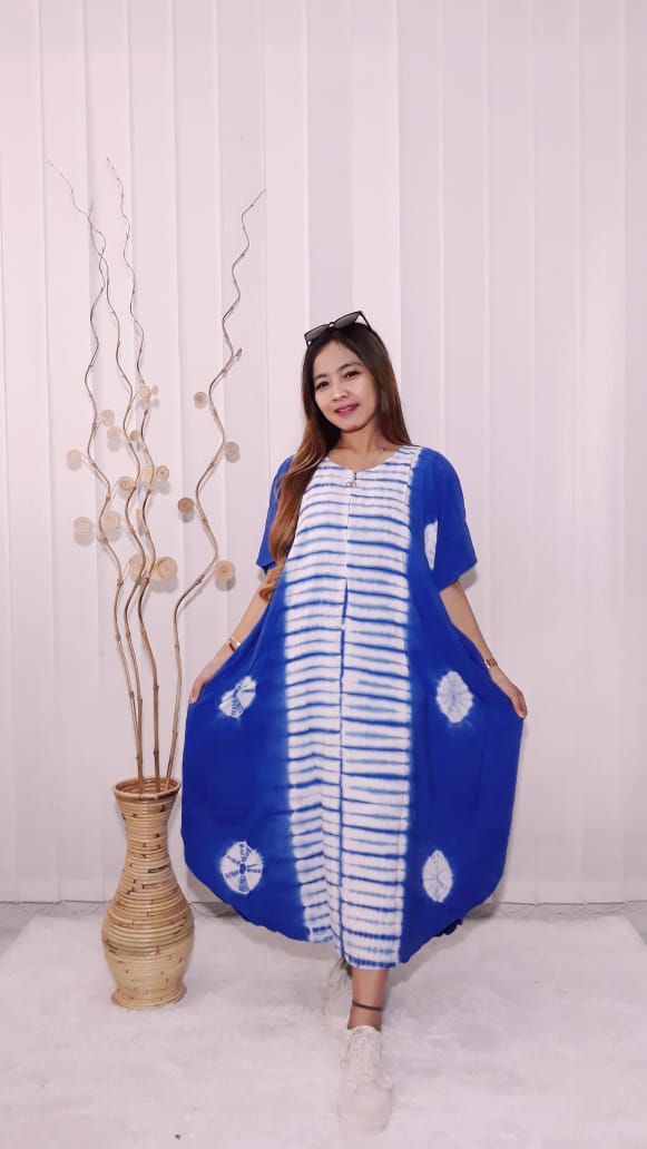 Baju Daster Lowo Jumputan Batik Rayon Adem