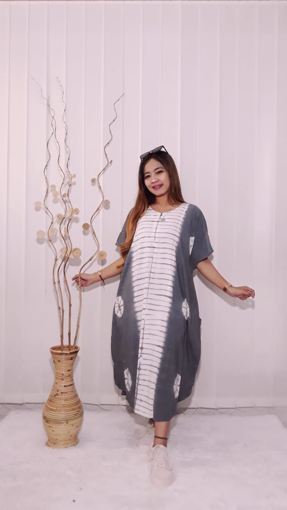 Baju Daster Lowo Jumputan Batik Rayon Adem