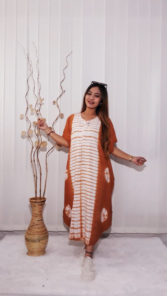 Baju Daster Lowo Jumputan Batik Rayon Adem