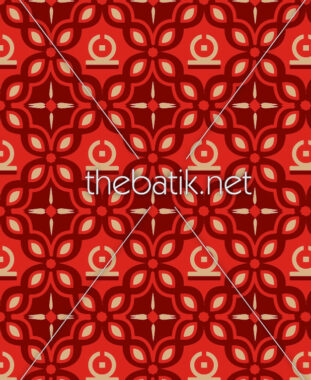 Bikin Batik Desain Sendiri – Design Seragam Batik Custom 3 Warna : Marun, Merah, Kuning Keemasan